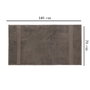 Mijölnir Chicago Bath Toalla de Baño 70 x 140 cm - Marrón Oscuro